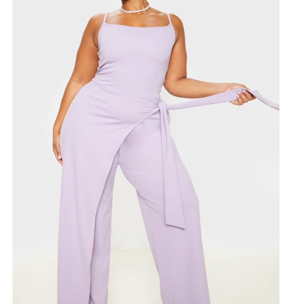 Lilac Wide Leg Jumpsuit